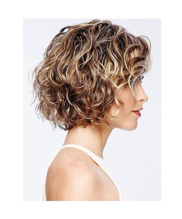 Buy Natural Ombre Short Hair Wig for Women - Blonde & Brown Full Wig | Perfect for All Occasions - Buy Online on GoSupps.com