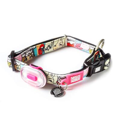 Max & Molly USB Rechargeable LED Dog Collar Light - Waterproof & Ultra Bright - Pink - Buy Online on GoSupps.com