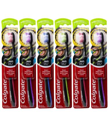 Colgate 360 Fresh N' Protect Toothbrush Ultra Compact Soft (Colors May Vary) - Pack of 6 - Buy Online on GoSupps.com