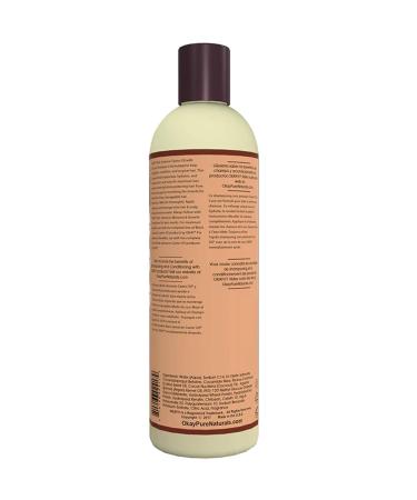 Buy OKAY Black Jamaican Castor Oil & Coconut Shampoo 12oz | Nourish & Strengthen Hair for All Hair Types - International Shipping Available - Buy Online on GoSupps.com