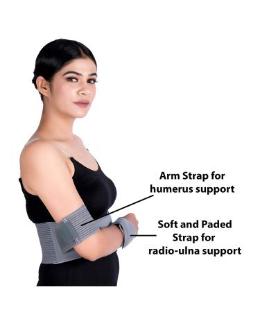 WC Youth Shoulder Support Brace- Size 4 (41-45 inches) - Left-Right Arm Sling for Shoulder Immobilization and Stabilization - Rotator Cuff Surgery Recovery Sling - Compression Brace (Pack of 1) - Buy Online on GoSupps.com