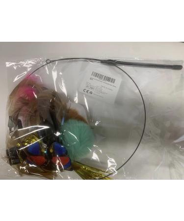 Sunshine Smile Cat Toys Set | Interactive Cat Toys Pack with Springs Feathers & Butterfly Perfect for Cats & Dogs - Buy Online on GoSupps.com