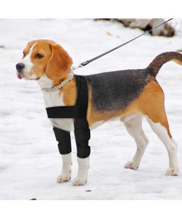PETCUTE Dog Hock Brace for Dogs Knee Pads Dog Rear Leg Support Dog for Injury Arthritis Healing(1 Pair) - Buy Online on GoSupps.com