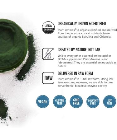 Plant Aminos Organic Essential Amino Acids & BCAA - 100% Vegan - 360 Tablets - Buy Online on GoSupps.com