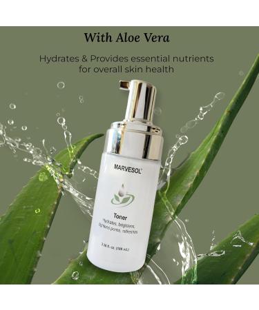 Alcohol Free Hydrating Face Toner for Rosacea | Vegan Aloe Vera Toner | Cleanse & Tighten Pores | Paraben & Sulfate Free - All Skin Types - Buy Online on GoSupps.com