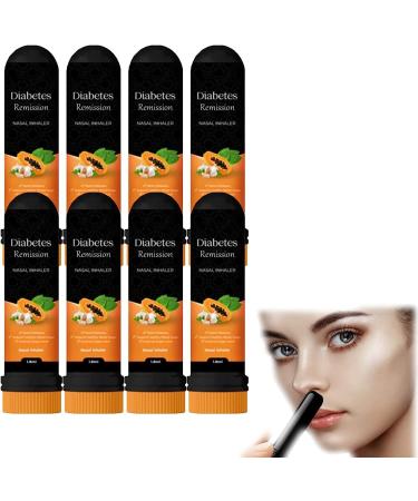 WZDYN 8pcs 2023 New Glucox Diabetes Relief Nasal Inhaler Natural Herbal Nasal Inhaler Stick Natural Nasal Inhaler Tinnitus Relief Nasal Inhaler Stress & Anxiety Relief Aromatherapy Nasal Inhaler