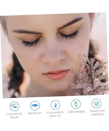 POPETPOP 1 Set Eyelash Tester Electric Eyelash Curlers Heating Lash Curler Electric Lash Curler Heat Eyelash Curler Mini Hair Charging Eyelash Curler Abs Heater Electro-Thermal 15.3X2.3cm - Buy Online on GoSupps.com