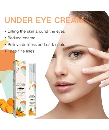 Turmeric Eye Cream Turmeric Under Eye Cream for Dark Circles Eye Bags Remover Under Eye Brightener Eye Cream Anti Aging For Puffy Eyes Dull Eye Skin Fine Lines Firming Hydrating Moisturizing - Buy Online on GoSupps.com