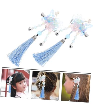 FRCOLOR 1 Pair Butterfly Hair Clip Tassel Hair Clips Hair Accessories for Women Hair Barrettes for Women Flower Hair Clip Hair Clips for Teen Girl Hair Pin Nylon Pearl Tassel Pendant Child - Buy Online on GoSupps.com