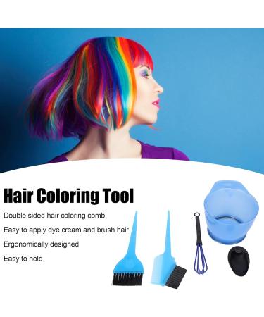 Hair Coloring Tinting Bowl DIY Hair Dye Stirrer Dyeing Comb Dye Brush Hair Dye Tools Set for Barber Shop Salons Home - Buy Online on GoSupps.com