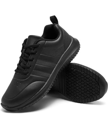 ENLEN&BENNA Women's Slip Resistant Nursing Shoes - Comfortable Non Slip Work Shoes, Lightweight & Durable (Size 7, Black) - Buy Online on GoSupps.com