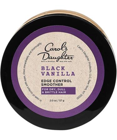 Carol s Daughter Black Vanilla Moisture & Shine Edge Control Smoother for Dry Hair and Dull Hair  with Aloe and Honey  Clear Edge Smoother  Edge Tamer  2 oz