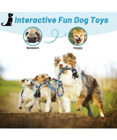 Aitmexcn Dog Toy Rope for Large Dogs | Extra Large Dental Chew Toys | 5 Knots Cotton Toy for Aggressive Chewers | XXL Dog Toys for Healthy Teeth - Buy Online on GoSupps.com