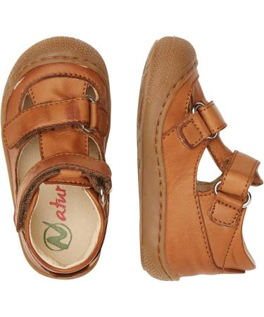 Naturino Puffy-Leather Shoes 4 UK Brown - Stylish and Comfortable Footwear for Kids - Buy Online on GoSupps.com