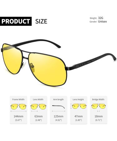 Joopin Polarized Sunglasses | Al-Mg Metal Frame | UV Protection Aviator Sunglasses for Men and Women - Buy Online on GoSupps.com