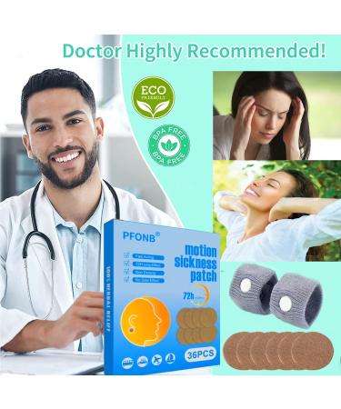 Motion Sickness Patches & Bands for Adults & Kids | Non Drowsy Relief for Nausea & Vertigo - Buy Online on GoSupps.com