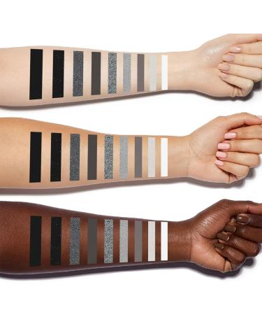 Black Eyeshadow Palette Black Smokey Eyeshadow Palette Makeup 9 Colors Black Silver Gray White Eyeshadow Palette Highly Pigmented Blendable Makeup Matte Glitter Eyeshadow Palette For Girl&Women - Buy Online on GoSupps.com