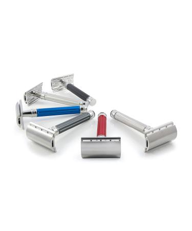 Edwin Jagger 3ONE6 Stainless Steel Black DE Safety Razor - Premium Quality Shaving for Men | International Shipping Available - Buy Online on GoSupps.com