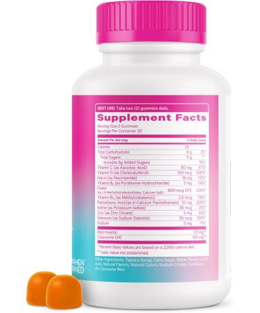 Pink Stork Premium Fertility Gummies for Women - Prenatal Conception Supplements for Her - 60 Gummies - 2 Pack - Buy Online on GoSupps.com