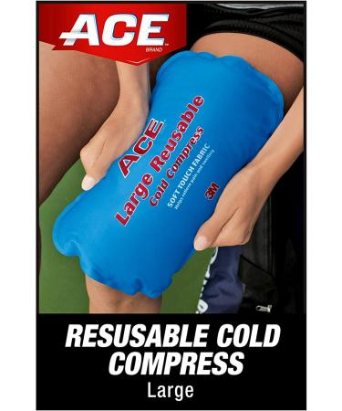 ACE Brand Large Blue Reusable Cold Compress - 1 Pack - Buy Online on GoSupps.com