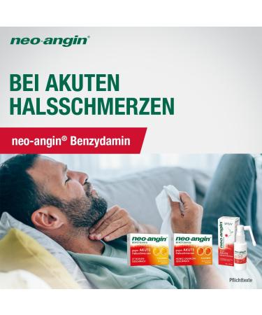 Buy Neo-Angin Benzydamine For Acute Sore Throats - Lemon Flavor | 40 Pieces | Fast International Shipping - Buy Online on GoSupps.com
