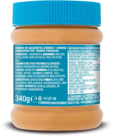  SKIPPY Skippy Creamy Peanut Butter (340g) - 6 Pack - Buy Online on GoSupps.com