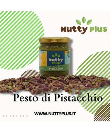 Pistachio Pesto 200g 75% Nuttyplus Pistachio Pesto - Handmade - Buy Online on GoSupps.com