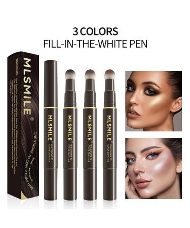 One Stroke Gray Hair Cover Pen | Hairline Filler & Root Touch-Up Stick | Quick Cover Black Dye for White Hair - Buy Online on GoSupps.com