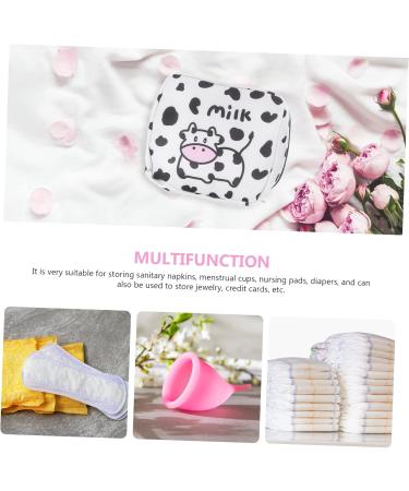 Healeeved Set of 4 Leather Storage Bags for Women's Hygiene & Organization | Tampon Bandage Breastfeeding Inserts & Underwear Organizer - Buy Online on GoSupps.com