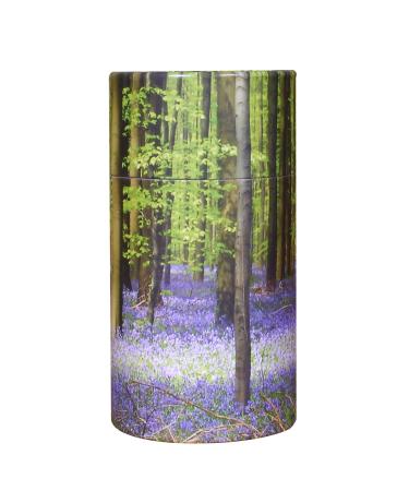 Scattering Ashes Urn Scatter Tube Eco-friendly Biodegradable Cremation Urn Child (Bluebell Forest Extra Small For Child/Pet/Part Ashes) XS Bluebell Forest