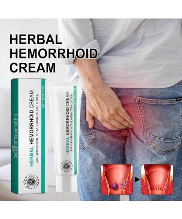 Hemorrhoid Cream Herbal Hemorrhoids Cream for Men and Women 20g (5pcs) - Buy Online on GoSupps.com