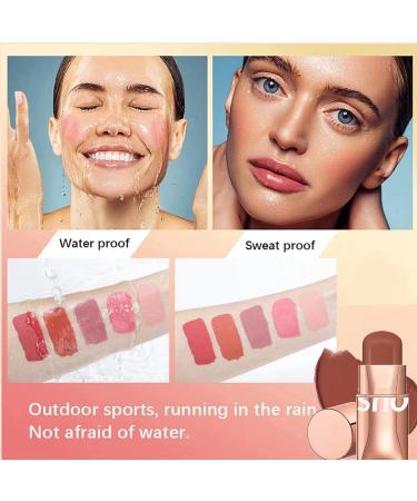 Matte Cream Blush Stick for Face | Waterproof & Smudge Proof Red Brown Blusher - Women & Girls - Buy Online on GoSupps.com