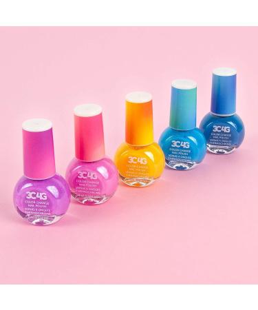 Color Changing Nail Polish Set for Girls & Teens - 5 Non-Toxic Colors - Ages 8 - Buy Online on GoSupps.com