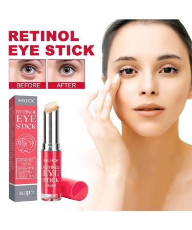Retinol Eye Stick Anti-Aging Under Eye Cream for Dark Circles Fine Lines & Puffiness | Results in 3-4 Weeks - Buy Online on GoSupps.com