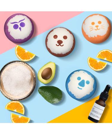 Aofmee Kids Bath Bombs with Surprise Inside - Handmade Gift Set for Kids and Women - Pack of 6 - Buy Online on GoSupps.com
