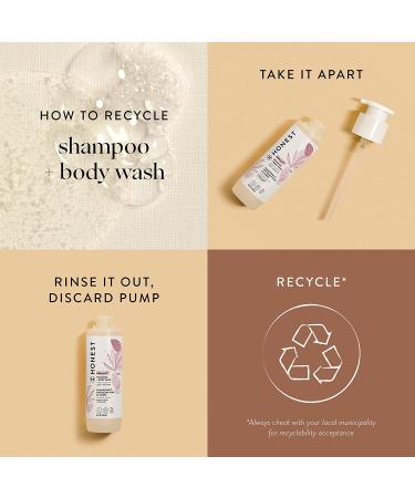 The Honest Company 2-in-1 Cleansing Shampoo & Body Wash for Baby - Tear-Free, Hypoallergenic, Sweet Almond Nourish - 18 fl oz - Buy Online on GoSupps.com