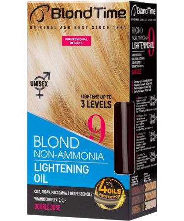 Hair lightening oil lightens up to 3 levels ammonia-free hair bleaching product 180 ml