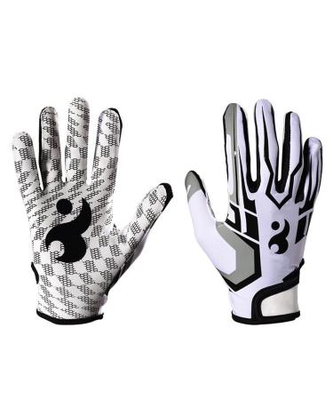 Sports Gloves American Football Gloves Breathable Mesh Finger Medium Thickness Non-Slip Rugby