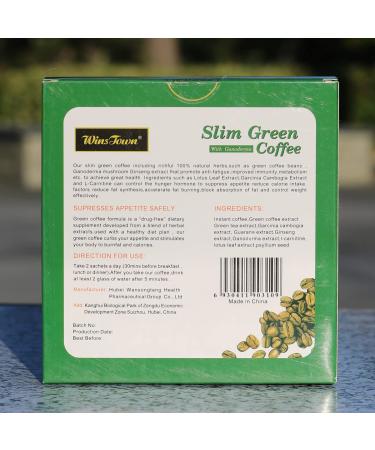 Premium Green Coffee with Ganoderma & Herbal Extracts - Energizing Instant Coffee Blend for Metabolism & Antioxidant Support 18 Sachets - Buy Online on GoSupps.com
