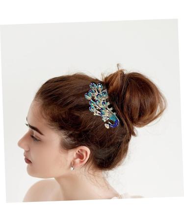 PLAFOPE Diamond Phoenix Hair Comb Bridesmaid Hair Comb Rhinestone Wedding Rhinestone Barrettes Wedding Headdress Bridal Hair Side Comb Flower Girl Hair Clip Hair Claw Clips for Women Alloy - Buy Online on GoSupps.com