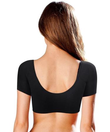 2 Pcs Underarm Sweat Vest for Women - Reusable Armpit Sweat Proof Shirt - Washable Dress Shields - Anti Sweat Underarm Guard - Women's Underwear Vest for Armpit Protection - Buy Online on GoSupps.com