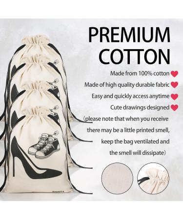 Dmoera 4 Pack Heavy Duty Shoe Travel Bags for Women - Suitcase Organizer Set for Packing, Ideal for Commuting - Buy Online on GoSupps.com