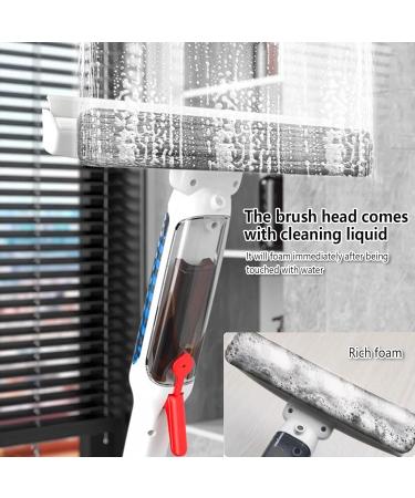 RRRYYYZZ 75'' Spray Window Washing Kit with 4-Section Extension Pole 4 in 1 Window Cleaning Squeegee Kit Window Washer Squeegee Kit with Sewage Collector and 5 Pads - Buy Online on GoSupps.com