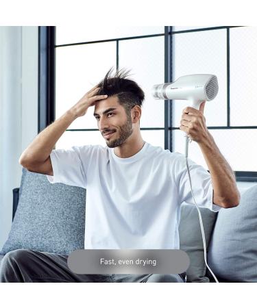 Panasonic Nanoe Salon Hair Dryer with QuickDry Nozzle, Diffuser & Concentrator Attachments - EH-NA67-W (White) - Buy Online on GoSupps.com