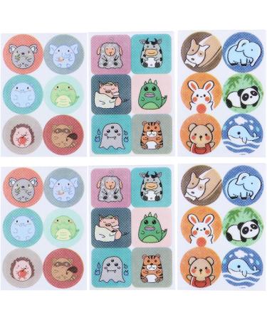 Hemoton Cartoon Animal Stickers Patches - 4pcs Assorted Colors, 3x3x0.1cm, Fun Decals - Buy Online on GoSupps.com
