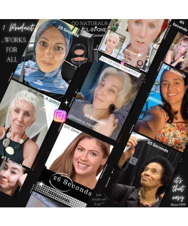 Buy Go-Natural All-In-One Cosmetic Magic Powder | Mineral Makeup Regular Size | International Shipping Available - Buy Online on GoSupps.com