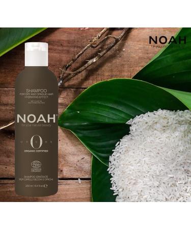  Noah NOAH Cosmos Organic Moisturizing Shampoo for Dry and Opaque Hair with Olive Oil and Fermented Rice 250ml - Buy Online on GoSupps.com