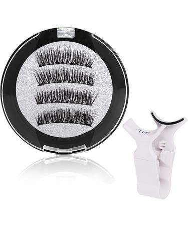 Magnetic Eyelashes Magnetic Eyelashes Natural Reusable No Glue False Eyelashes Magnetic Eyelashes No Glue or Liner Needed With Applicator Easy To Wear Eyelashes Natural Waterproof - Buy Online on GoSupps.com
