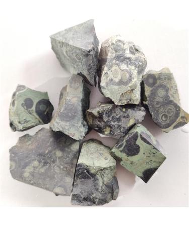 100g Natural Raw Kambaba Jasper Peacock's Eye Stone Home Decoration Specimens Gems and Minerals Natural Luster (Color : About 100g Size : 3-5cm) 3-5cm About 100g - Buy Online on GoSupps.com