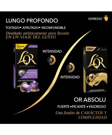  L'OR L'OR L'Or Espresso Coffee 80 capsules assortment of 8 varieties - Nespresso compatible* (pack of 8 x 10) (Packaging may vary) - Buy Online on GoSupps.com